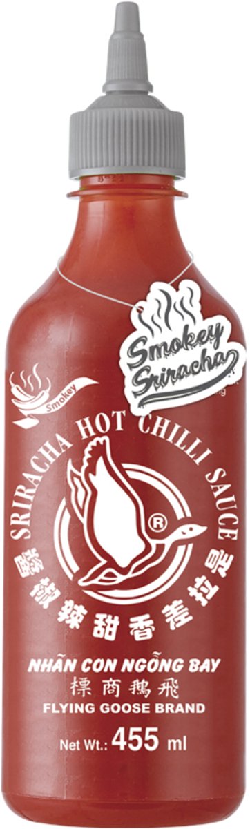 Flying Goose Srirachasaus rooksmaak 6 x 455 ml