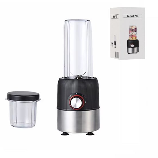 SIEPS Power Blender 650 ML Cup & 200 ML Cup - Smoothie maker - Krachtig en Stil - Blender Smoothie van SIEPS — afbeelding 2
