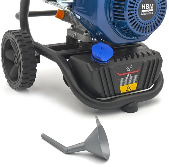 HBM benzine hogedrukreiniger 220 bar 9,5L/min208cc van Merkloos	 — afbeelding 5