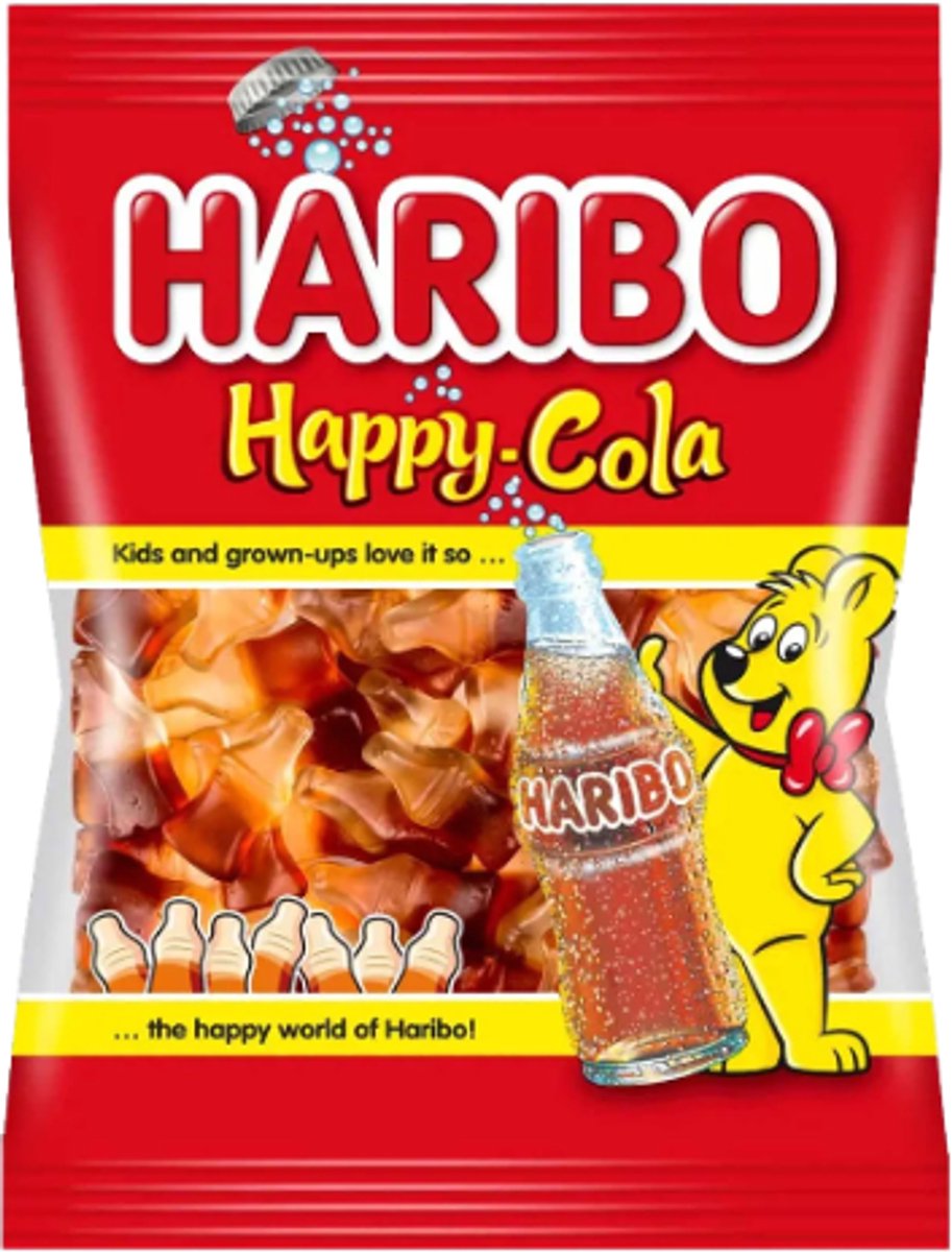 Haribo Happy Cola - Halal - 30x100gram Voordeeldoos