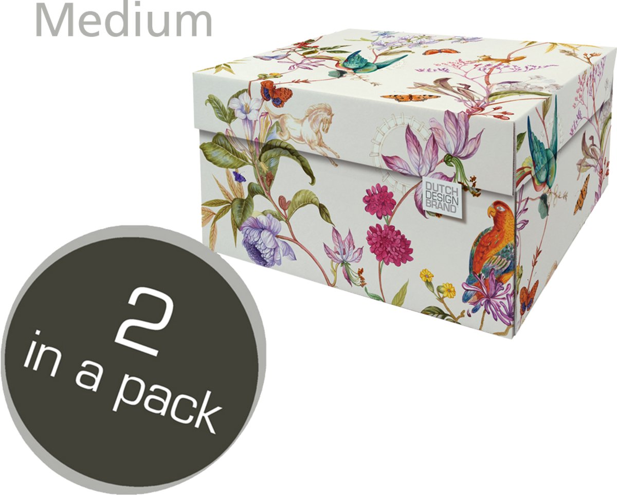 Dutch Design Brand - Dutch Design Storage Box Medium - Opbergdoos - Opbergbox - Bewaardoos - Sprookjes - Fairytale