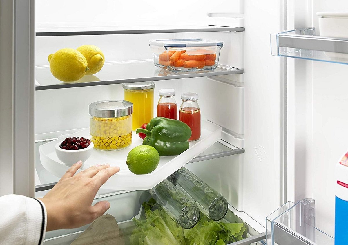 Organiseer uw Koelkast met een 360 Graden Draaiplateau - Ideaal voor Badkamer en Kast - 42,5 x 28,5 cm
