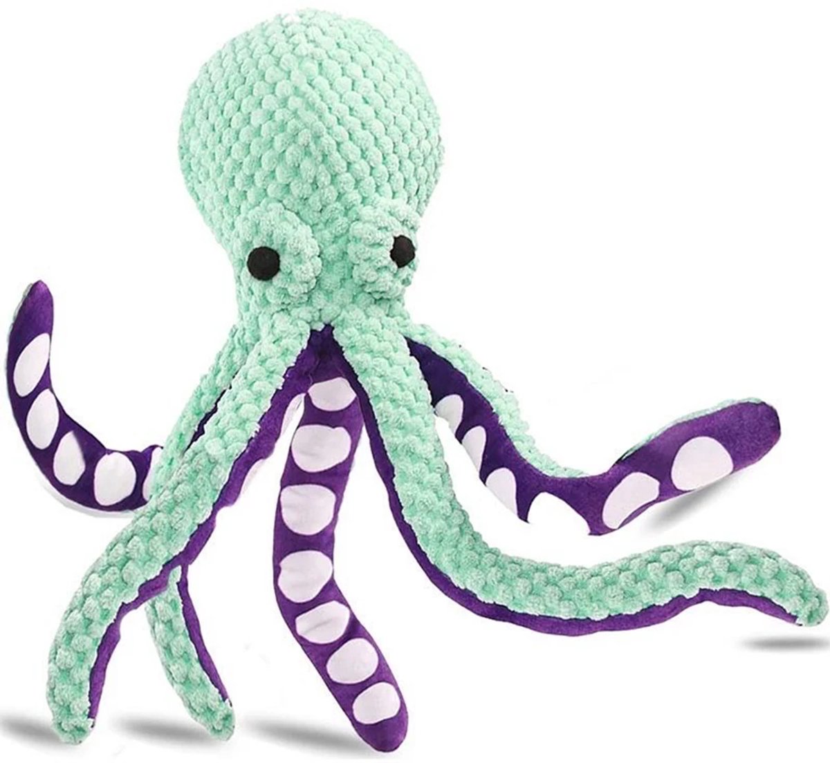 Pluche octopus hondenspeeltje – interactief met geluid – stevig en duurzaam – geschikt voor grote en kleine honden – ideaal tegen verveling en als speelkameraad voor thuisgebruik