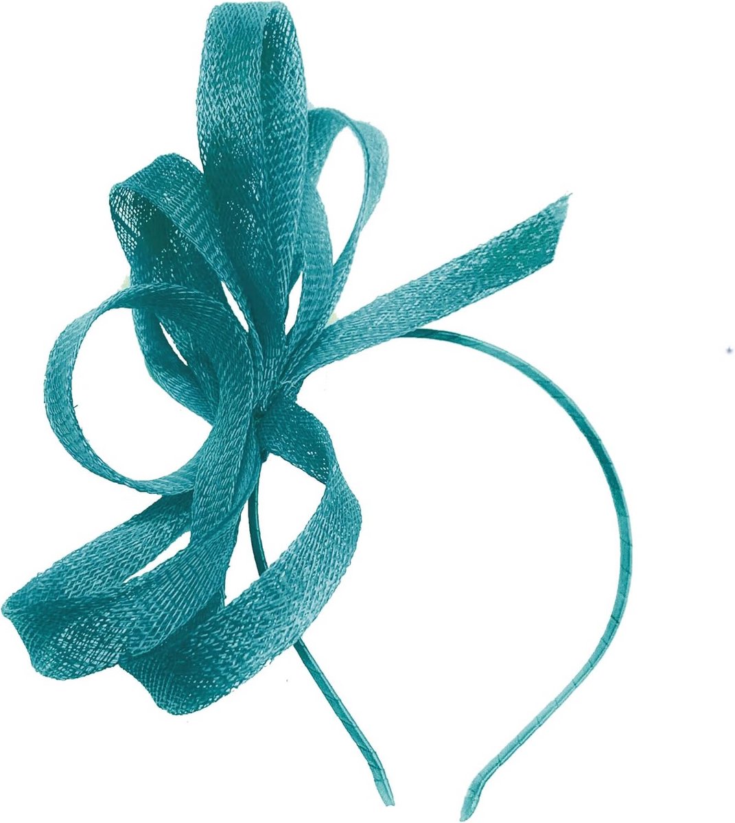 Veganistische Sinamay Fascinator Hoofdband voor Bruiloft en Ascot