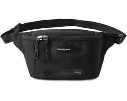 Hedgren VISIT heuptas met RFID-bescherming – Draagbaar als crossbody – Waterafstotend – Gerecyclede materialen - Zwart