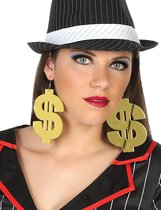 ATOSA - Enorme dollar oorbellen voor volwassenen - Accessoires > Sieraden