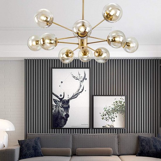 TPMAFF 16-lichts kroonluchters voor slaapkamer, moderne paardenbloem hanglampen, vuurwerk kristallen plafondverlichtingsarmatuur, binnen hanglamp voor woonkamer restaurant keuken