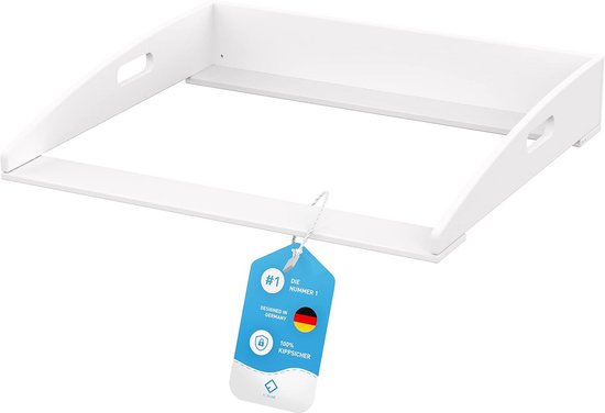 FLIPLINE Table a Langer - Plan à Langer pour Commode - Hemnes HappyBaby Blanc 85