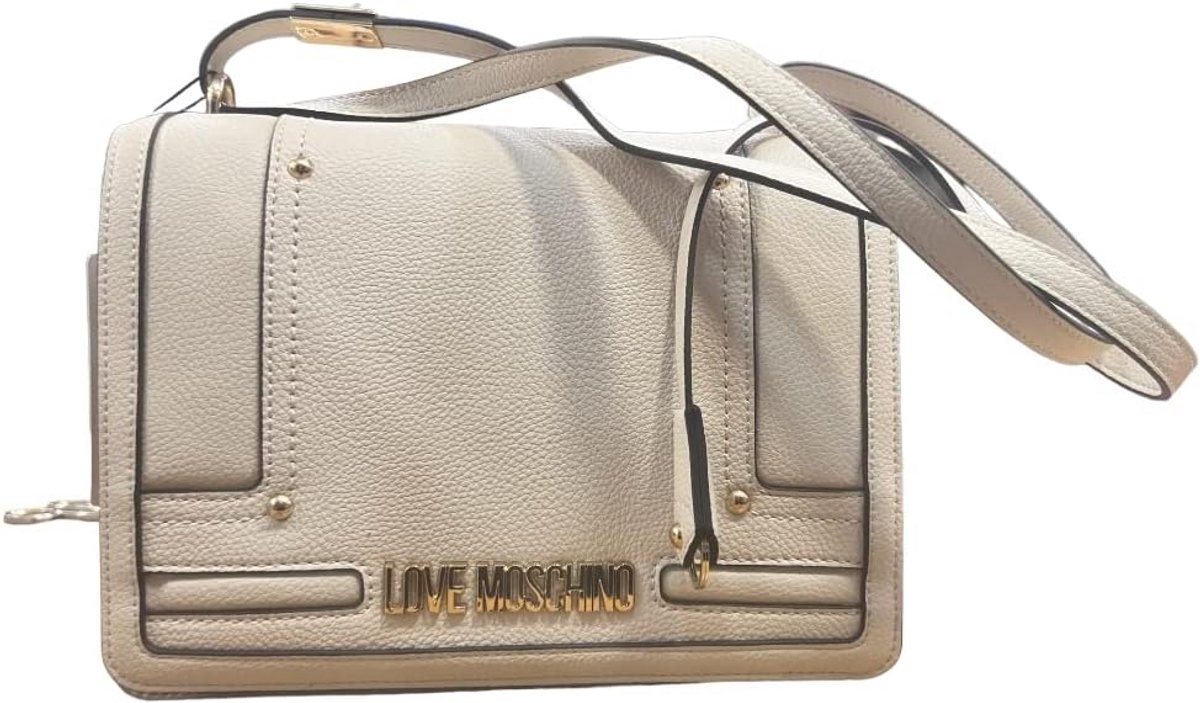 Elegante Schoudertas Dames - Lichtgekleurde Handtas met Afneembare Riem
