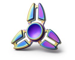 Novaex® Fidget spinner Regenboog - Langdurige spin - Metalen fidget spinner - Fidget toys - Hand spinner