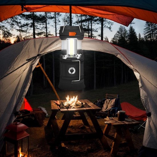 1200mAh handmatige kampeerlamp, hoge helderheid, duurzaam, draagbare kampeeruitrusting, geschikt voor noodgevallen zoals stroomuitval in tenten, Noodzaklamp (oplaadbaar) Geschikt voor noodpakketten. van Merkloos — afbeelding 5