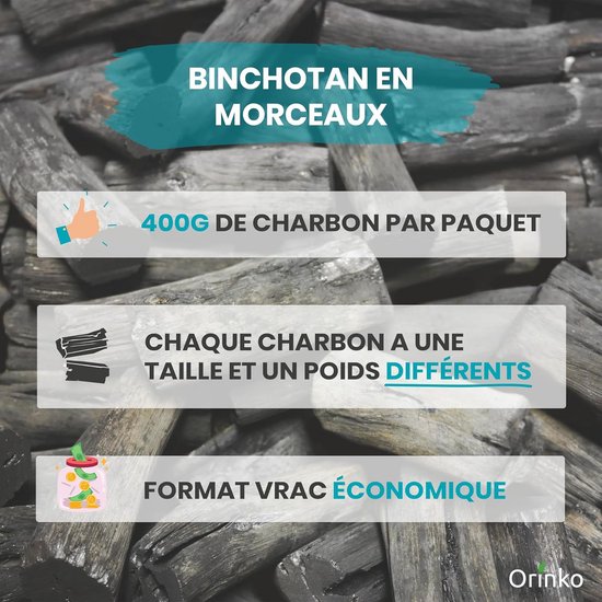 1 charbon Binchotan ~ Taille XL | Kyuké 1 charbon Binchotan ~ Taille XL | Kyuké