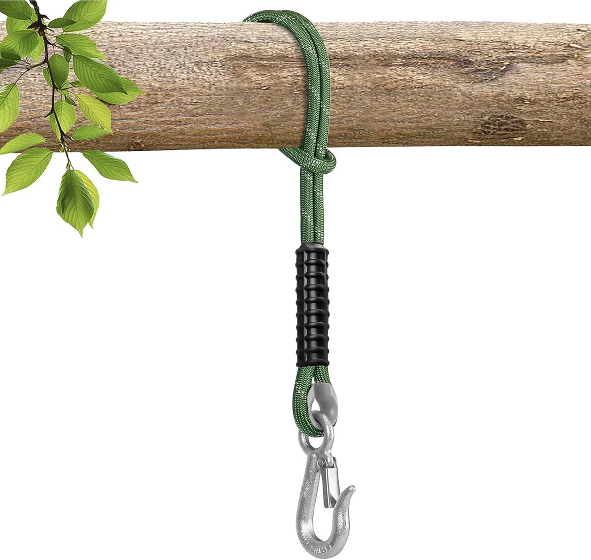 Stevig Ophangtouw met Haken voor Schommel, Hangmat en Yogastoel (1m, 450kg)