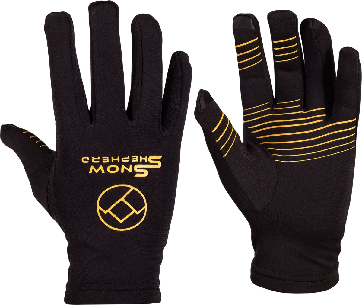 Snowshepherd Handschoenen Thermo handschoenen Touchscreen – Anti-slip Fietshandschoenen Heren Dames Creme