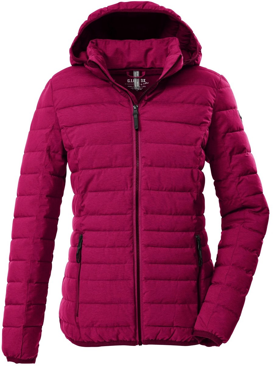 GW 49 Womens Quilted Jacket Dark Raspberry