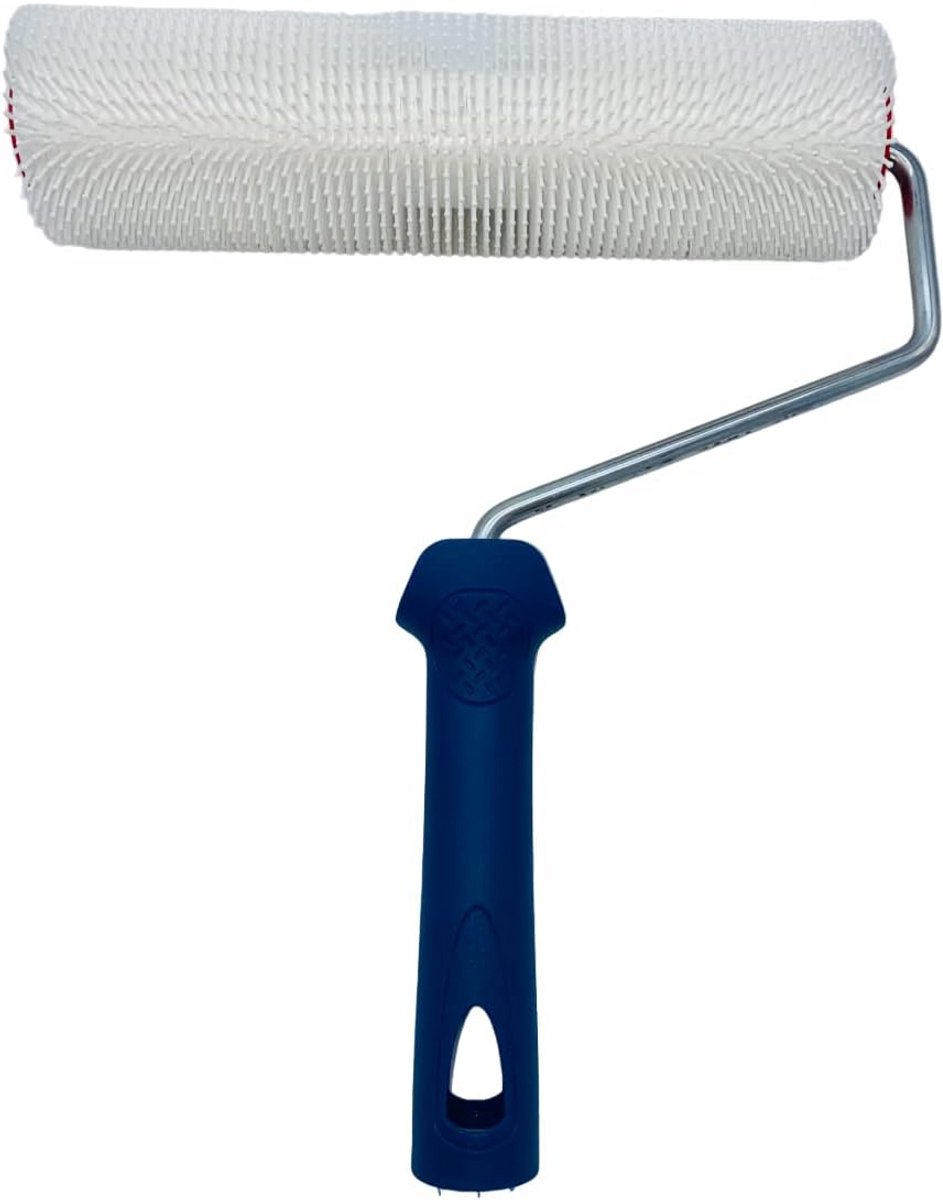 Ontluchtingsroller 25 cm met Ronde Prikkers voor Egaliseren en Verwijderen Luchtbellen
