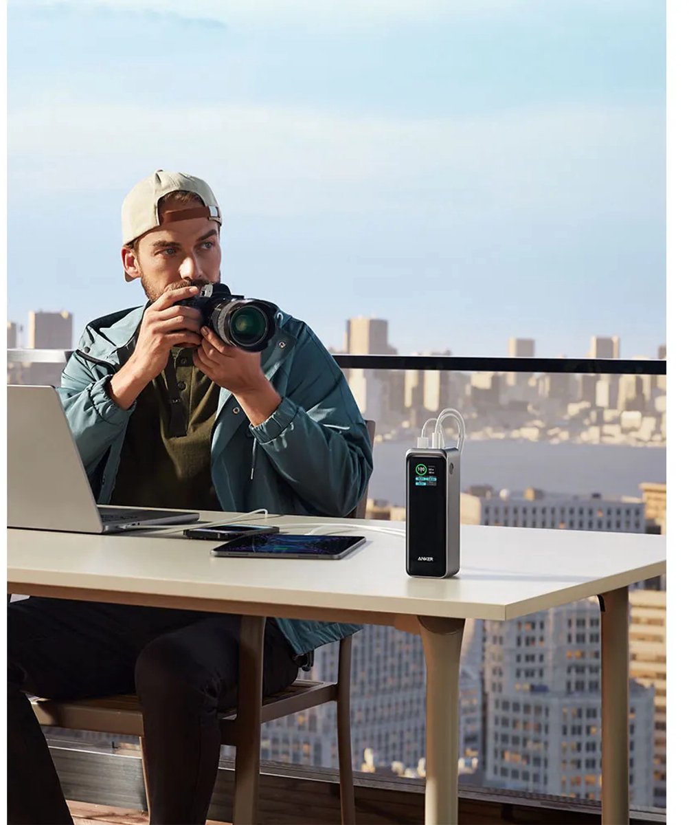Anker Prime Powerbank 27.650mAh - 250W - 2x USB-C & 1x USB-A - afbeelding 3