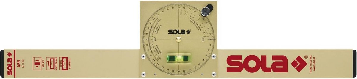 Waterpas met Magneet en Draaibare Libel - 500 mm Lengte
