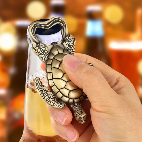 Bieropener - flesopener met de tekst; Mijn opener - afblijven