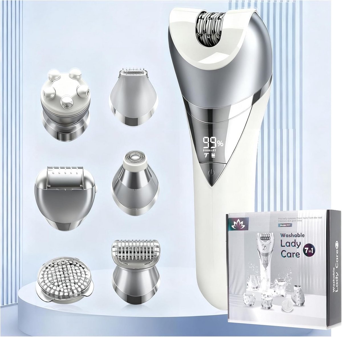 Elektrisch Scheerapparaat 3-in-1 voor Vrouwen - Intieme Verzorging en Bikini Trimmer