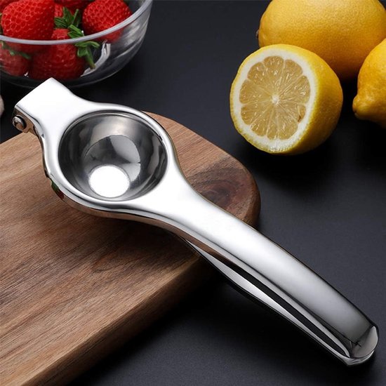 Citruspers - Handmatige Sapcentrifuge - Citroenpers - Limoenpers - Sinaasappel juicer - Roestvrij Staal Citruspers - Metaal Limoenpers Fruitpers - Professioneel Keukenhulpmiddel - Perfect voor Feestdecoratie - Kerstcadeau - Kerstcadeau van Merkloos — afbeelding 4