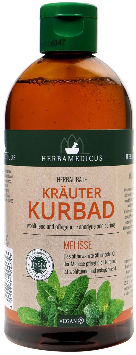 Herbamedicus Kruiden kuurbad Melisse - Badschuim - Vegan - 500ml