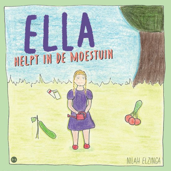 Ella helpt in de moestuin - cover