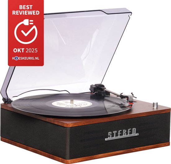 Denver Platenspeler - Ingebouwde speakers - Retro - Auto stop - VPB262