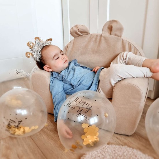 Flumi Kinderfauteuil van schuim - Beige van Merkloos — afbeelding 4