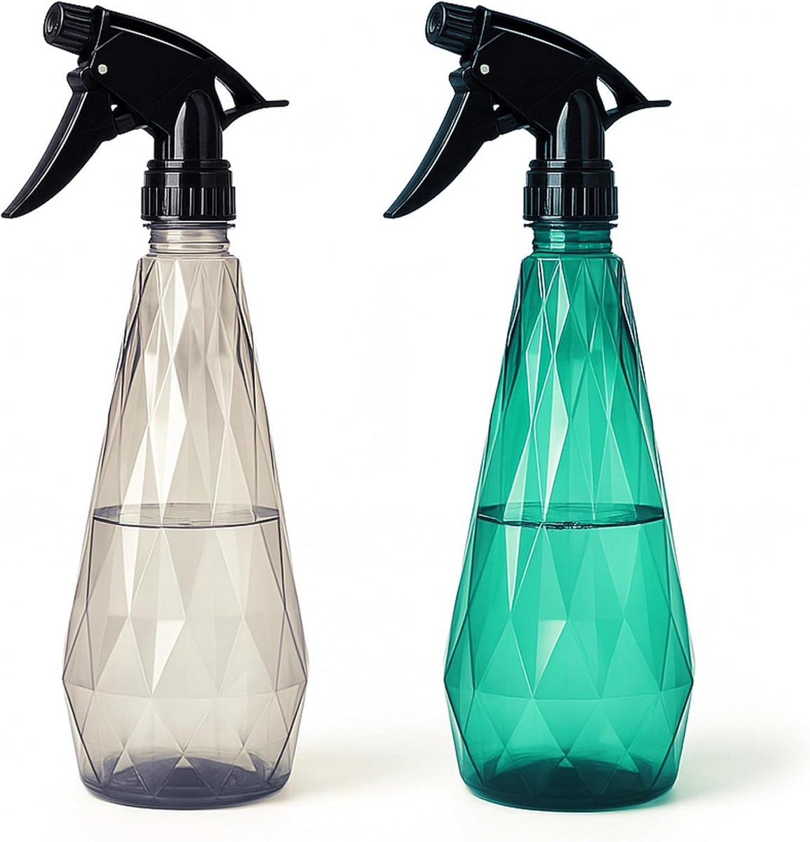 2-Pack 600ml -Plantensproeier- Plantenspuit -Verstelbare Nevel/Straal - Herbruikbare Flessen voor Planten, Schoonmaken, Strijken