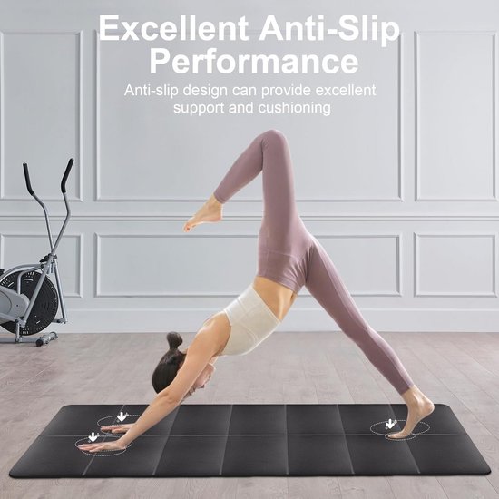 Opvouwbare Yogamat 4mm TPE - Antislip Fitnessmat voor Yoga, Pilates en Training — afbeelding 4
