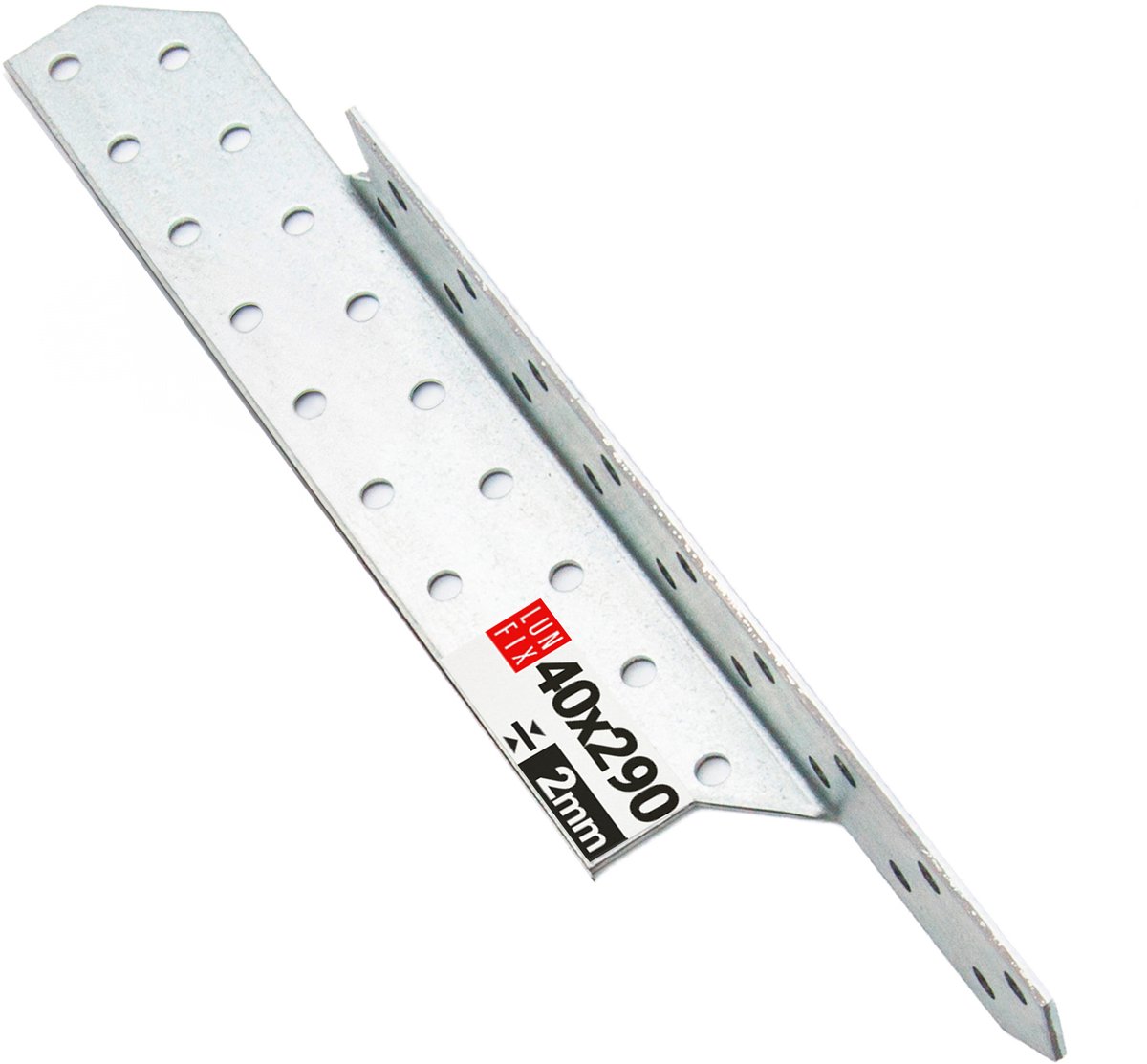 LUN FIX - Sparrenpfettenanker - Verzinkt - 40x290mm - Schwerlast - Winkelverbinder