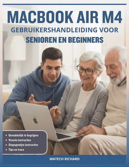 Macbook Air M4 Gebruikershandleiding Voor Senioren En Beginn ... - cover