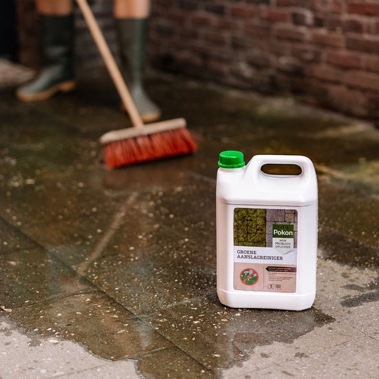Pokon Groene aanslag reiniger - Natuurlijk - 5L voor 50m² - Kant en klaar - Terrasreiniger - Groene aanslag verwijderaar van Merkloos	 — afbeelding 4