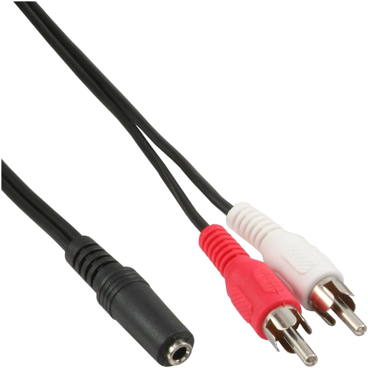 Tulp (m) - 3,5mm Jack (v) stereo audio adapter kabel - 1,5 meter