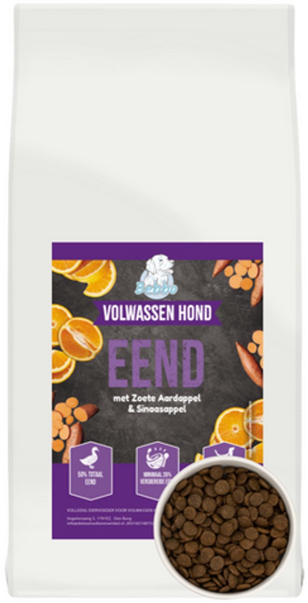 Bebbo Hondenbrokken Bebbo Hondenbrokken - EEND - 2KG