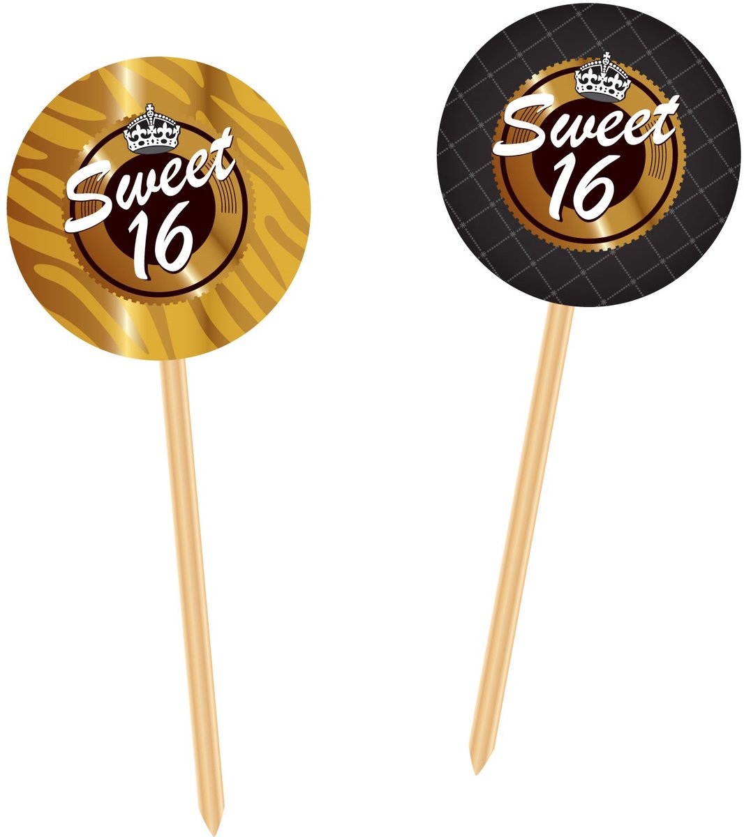 Sweet 16 - Party Prikkers (20 stuks)