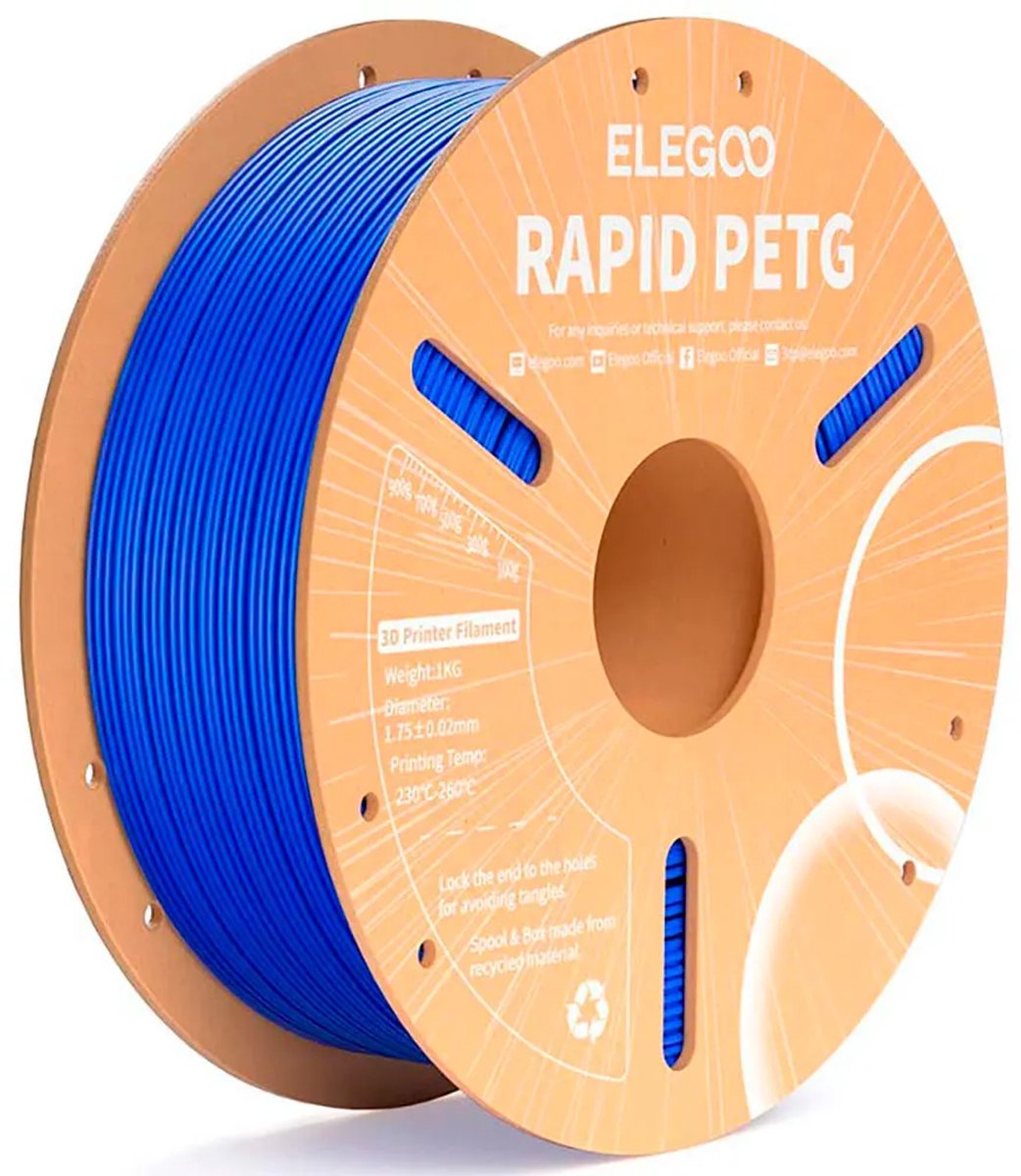 Elegoo Rapid Petg 1.75mm Filament Goud One Size / EU Plug 220V