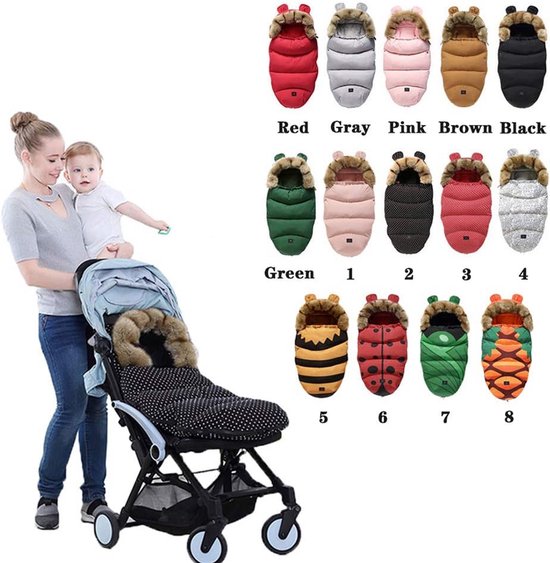 Universele Winter Voetensteun voor Kinderwagen en Buggy - Warm en Waterbestendig van Universele — afbeelding 5