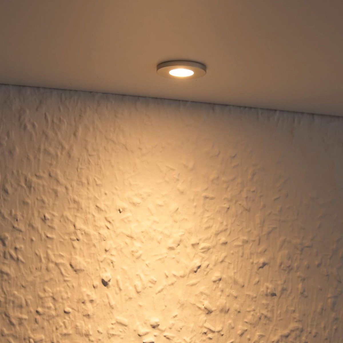 Waterdichte LED Aluminium Mini Inbouwspot 1W Warm Wit voor Binnen en Buiten