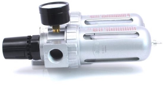 drukregelaar met filter en waterafscheider - compressor regelaar 1/2 duims - reduceerventiel - satra van ASTA/SATRA — afbeelding 5