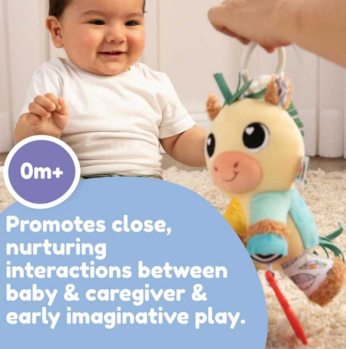 Lamaze Carson het Trekpaard - Educatief babyspeelgoed - Spelen en ontdekken - Knuffel — afbeelding 7