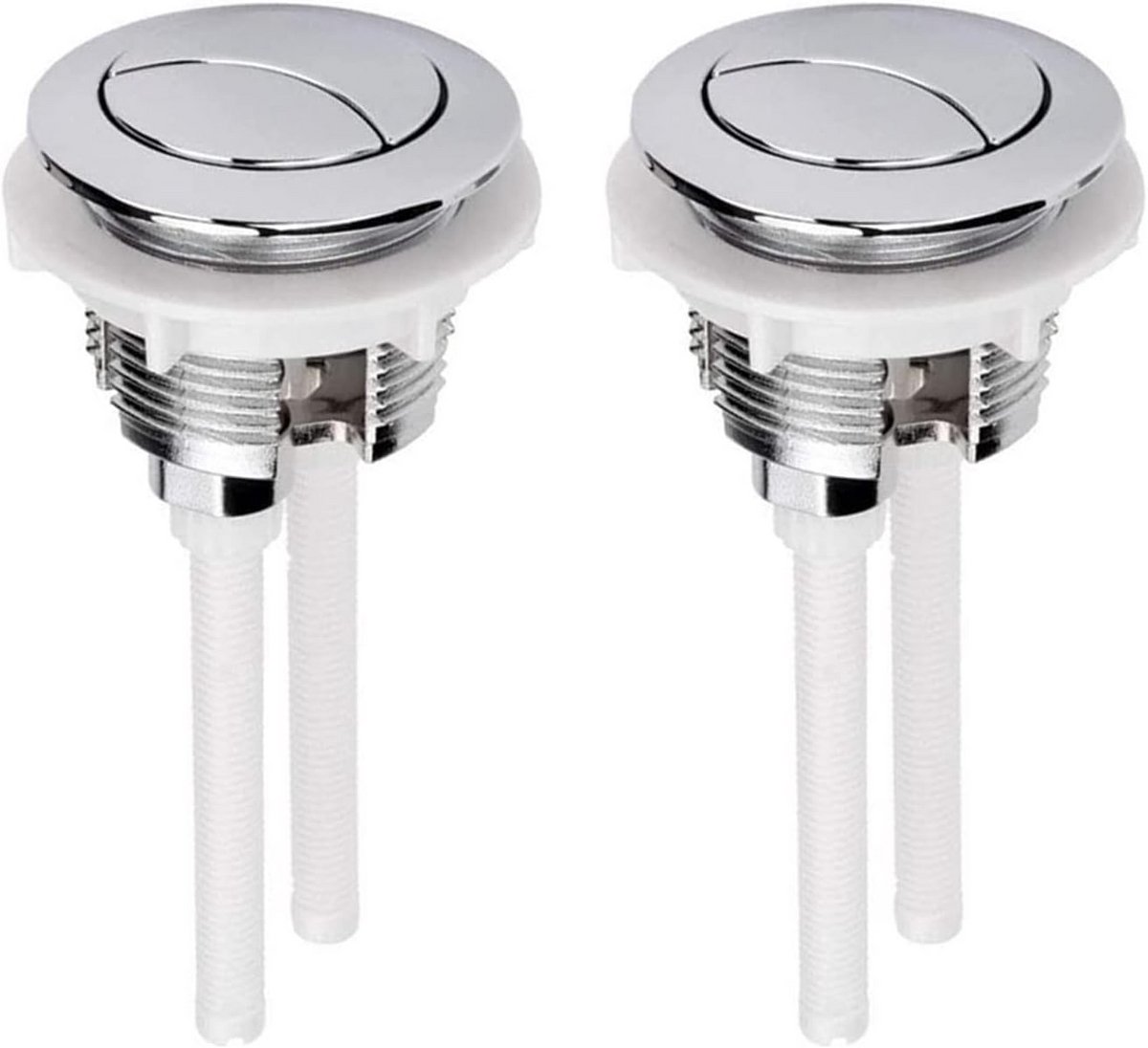 2x Universele Ronde Dubbele Flush Toiletknop Drukker voor Waterbesparing