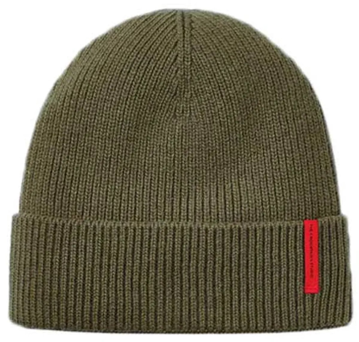 The Mountain Studio Cashmere Mix Rib Muts Groen