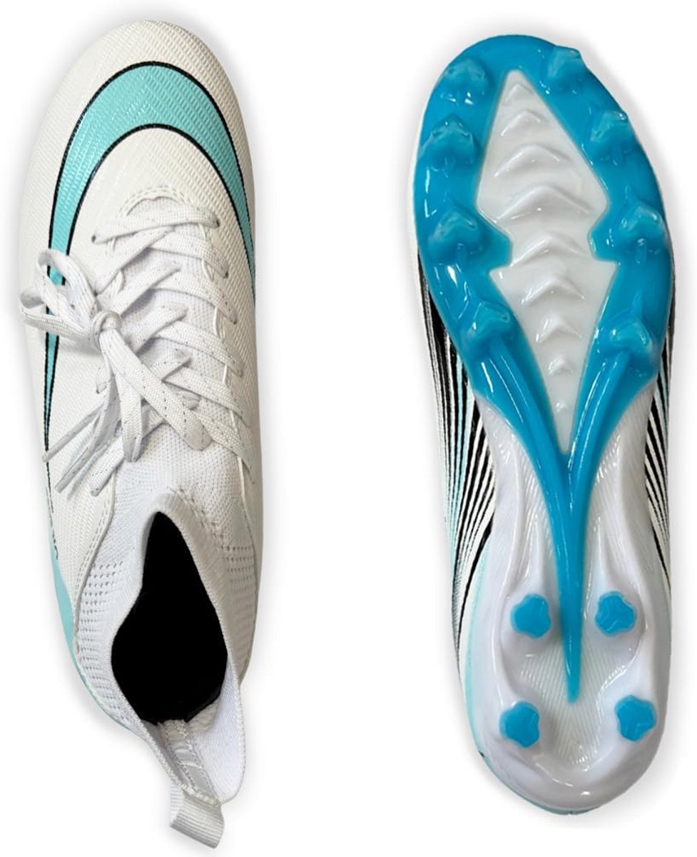 Voetbalschoenen met noppen voor buiten en binnen, heren en kinderen, PVC-kunstleer, TPU-zool, maten 32-46