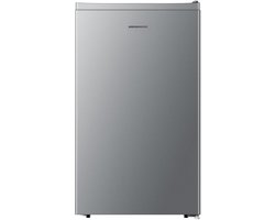 Heinner HF-HS94SE++ Tafelmodel Koelkast 94 L – Mechanische Thermostaat – LED-verlichting – Omkeerbare Deur – Zilver – 5 Jaar Garantie