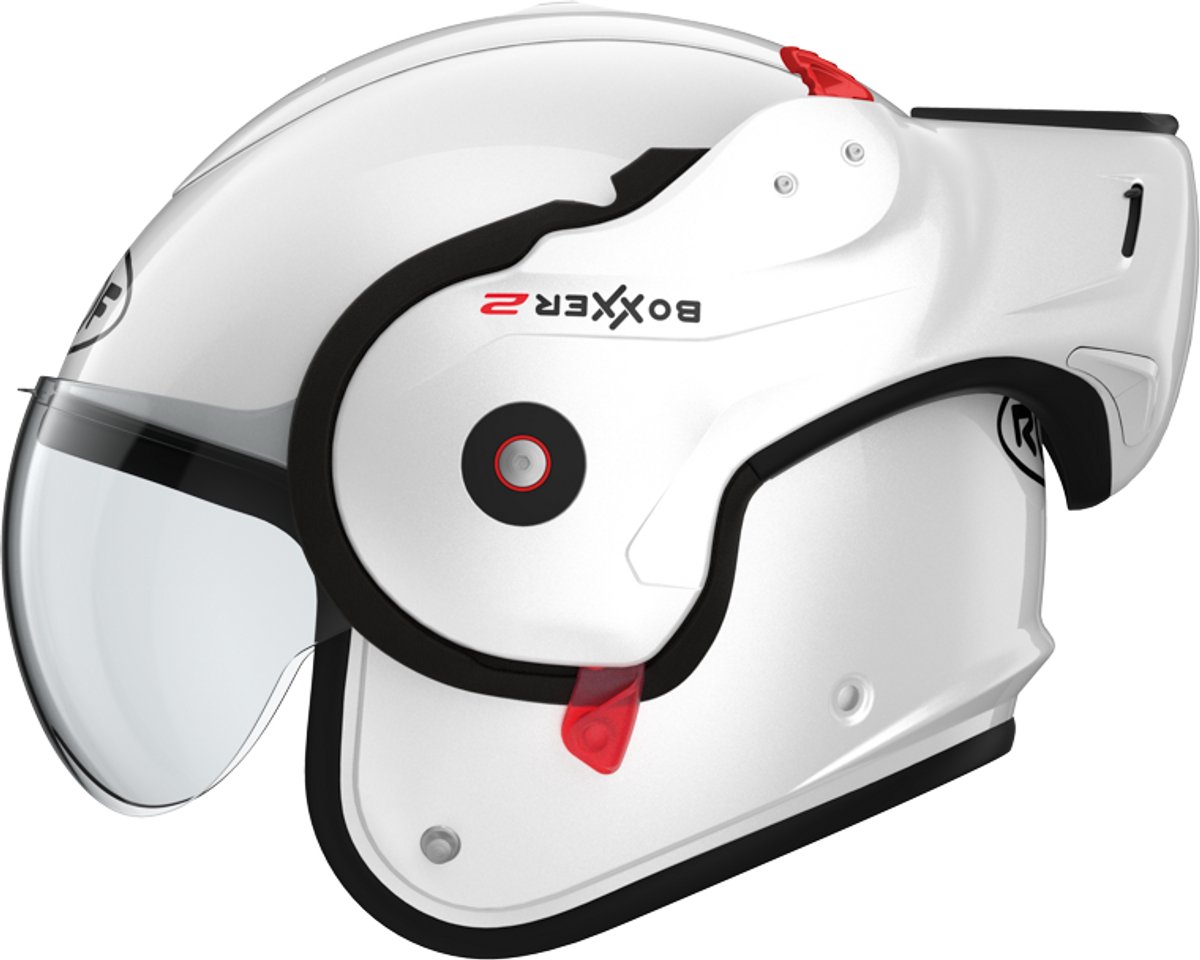 ROOF - RO9 BOXXER 2 MAT ZWART - Maat XL - Systeemhelmen - Scooter helm - Motorhelm - Zwart - ECE 22.06 goedgekeurd - Scooterhelmen mannen en vrouwen.
