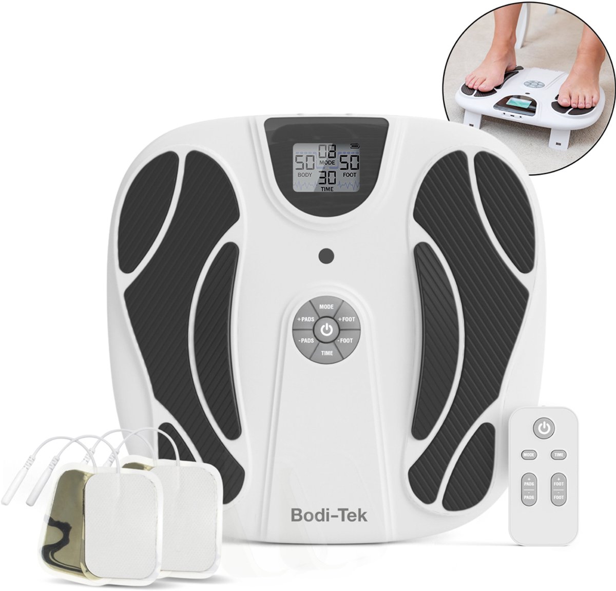Bodi-tek BT-CRBO5 Circulation Plus Revive Pro - bloedcirculatie apparaat - EMS - 15 programma's - 20 standen - de oplossing tegen vermoeide, opgezwollen, pijnlijke benen.