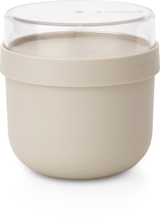 Brabantia Make & Take Yoghurt Beker To Go - 500 ml - Soft Beige