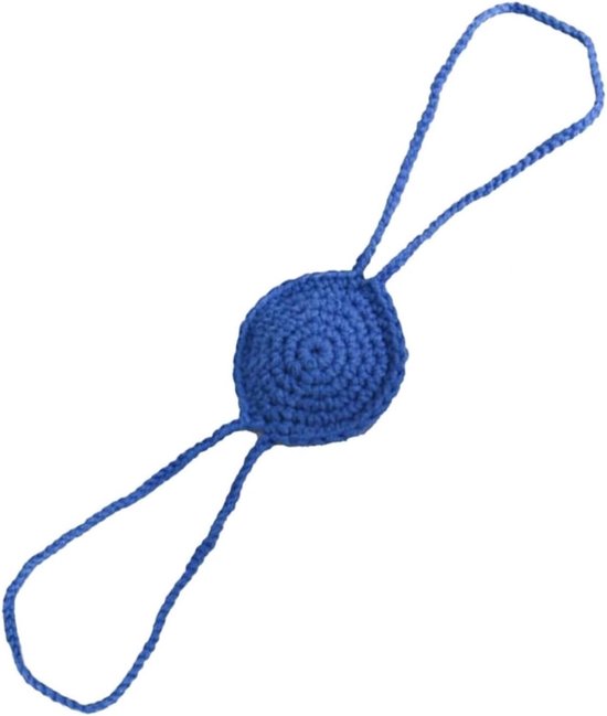 Neuswarmer - Bonnet nasal - Polyester - Tissu à mailles douces - Unisexe - Réchauffeur nasal - Restez au chaud - Adapté aux activités de plein air - Adapté au nez - 30 cm - Blauw